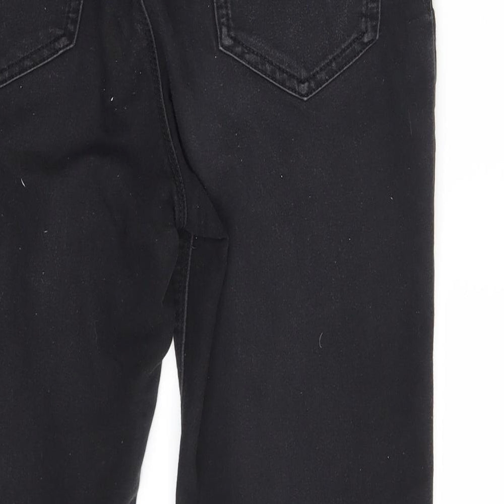 George Womens Black Denim Jegging Leggings One Size L21 in