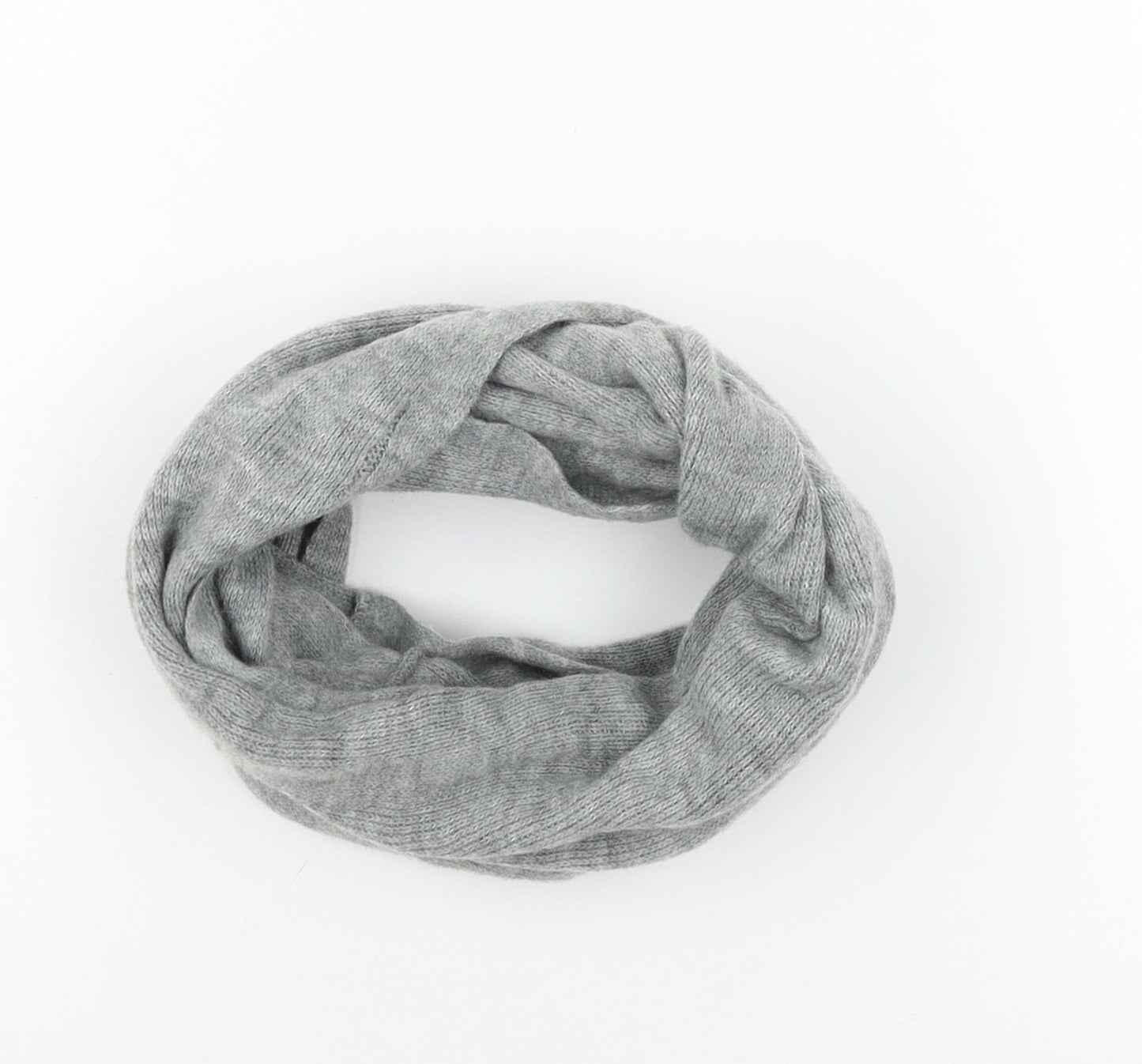 Preworn Womens Grey Knit Scarf
