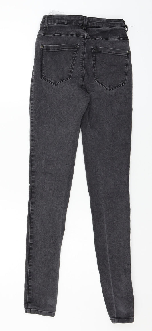 Only Womens Grey Denim Skinny Jeans Size S L29 in
