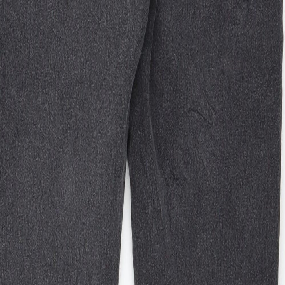Brand and care label for Only women’s grey denim skinny jeans, size S, 29-inch leg