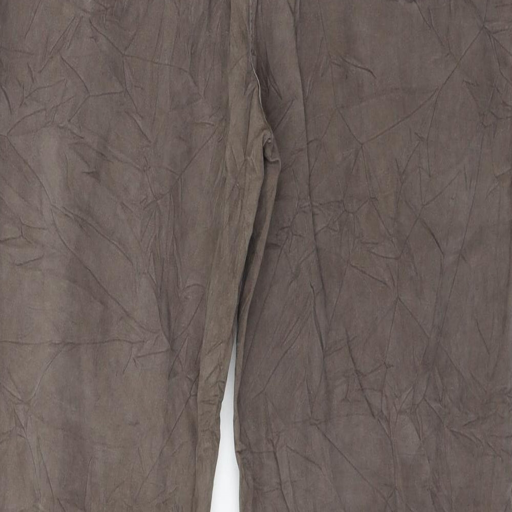 LAURA DI SARPI Womens Grey Trousers Size 32 in L28 in