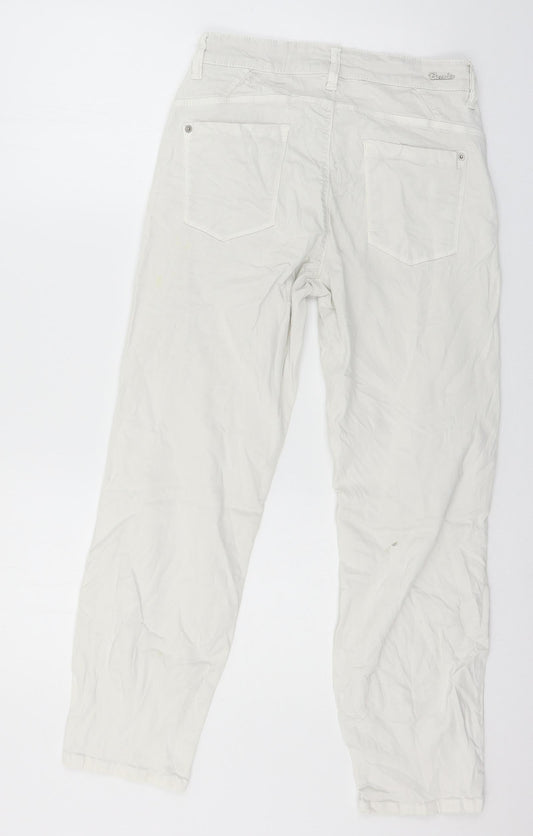 Cambio Womens White Denim Straight Jeans Size 28 in L26 in