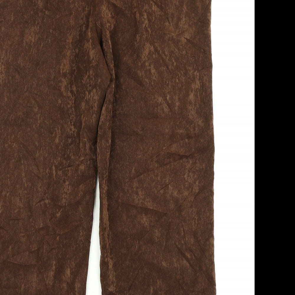 Miss Sukkmani Womens Brown Trousers Size 36 in L28 in