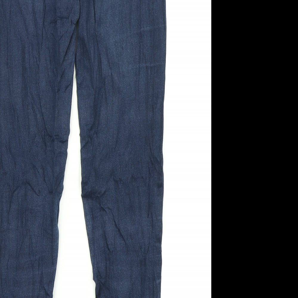 M&S Womens Blue Denim Jegging Jeans Size 6 L26 in