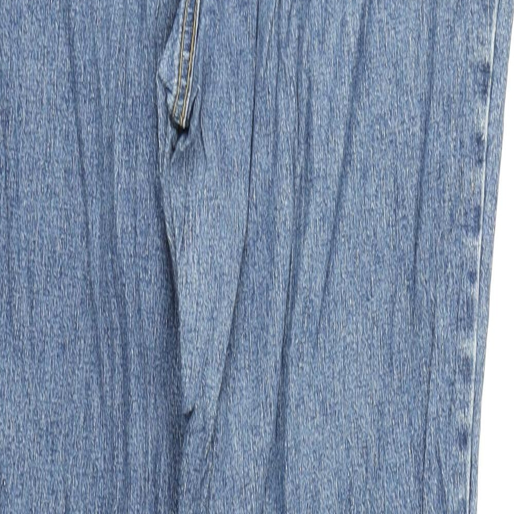 Mywear Womens Blue Denim Straight Jeans Size 34 in L28 in