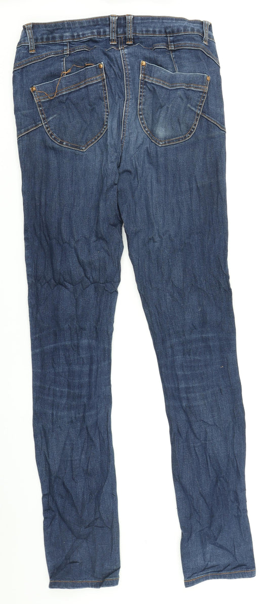 Itsdenim Womens Blue Denim Skinny Jeans Size 12 L32 in