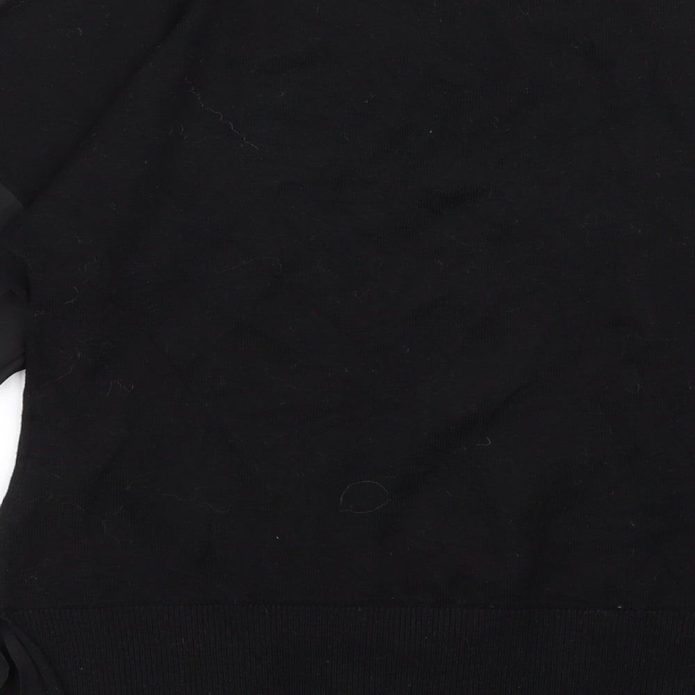Oasis Womens Black Pullover Jumper Size S