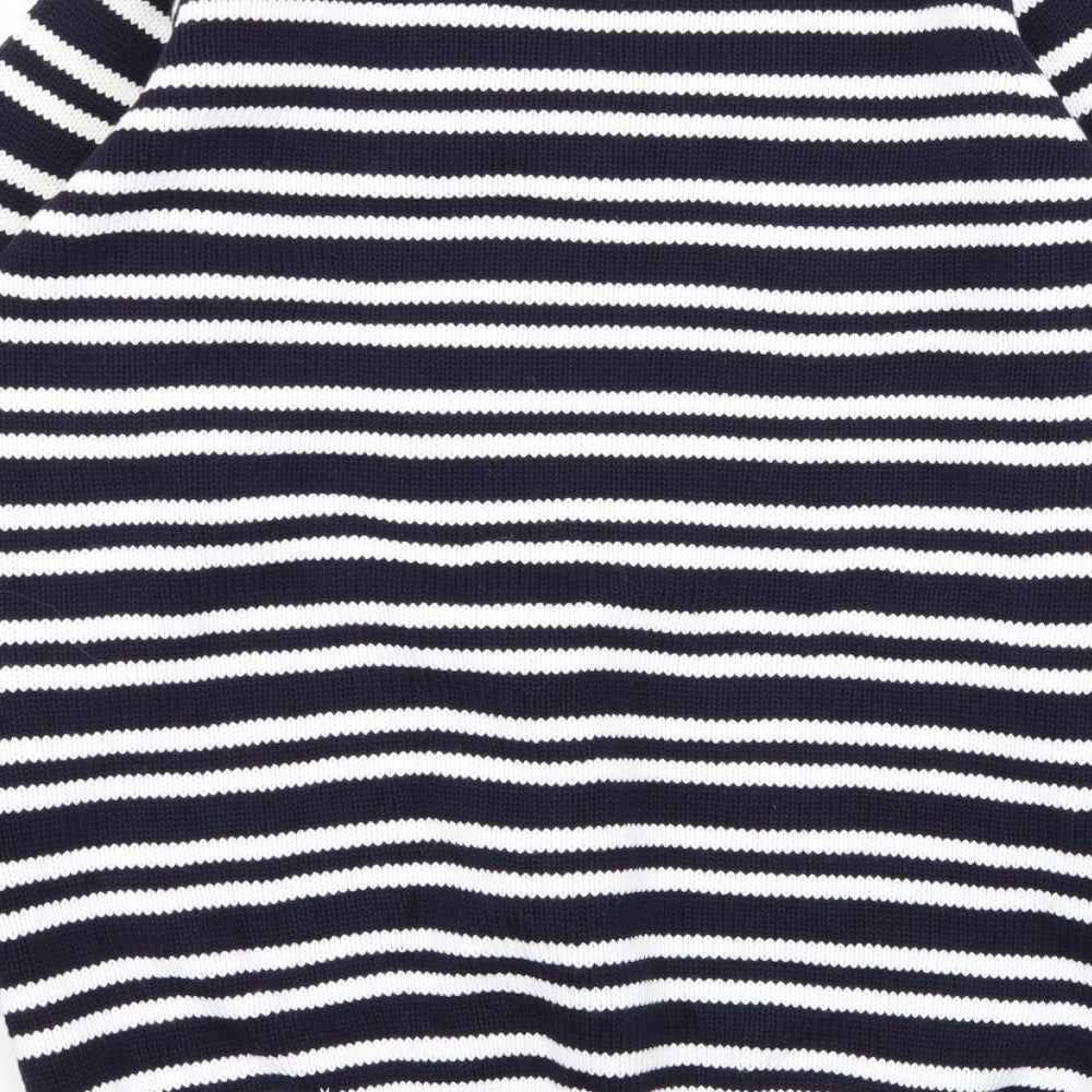 EWM Womens Multicoloured Striped Pullover Jumper Size 10