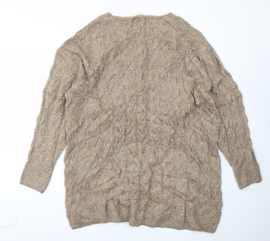 H&M Womens Beige Jumper Dress Size M