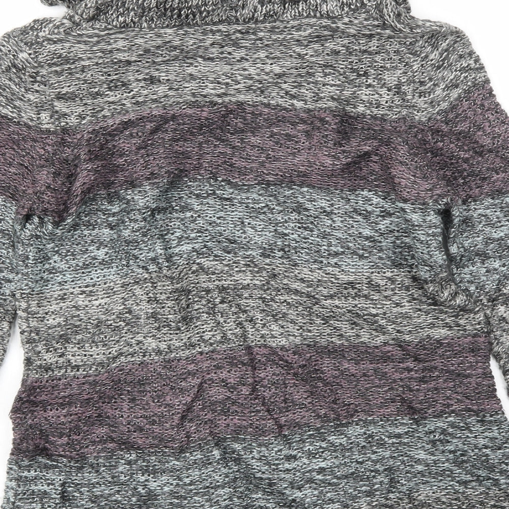 TU Womens Multicoloured Striped Pullover Jumper Size 14
