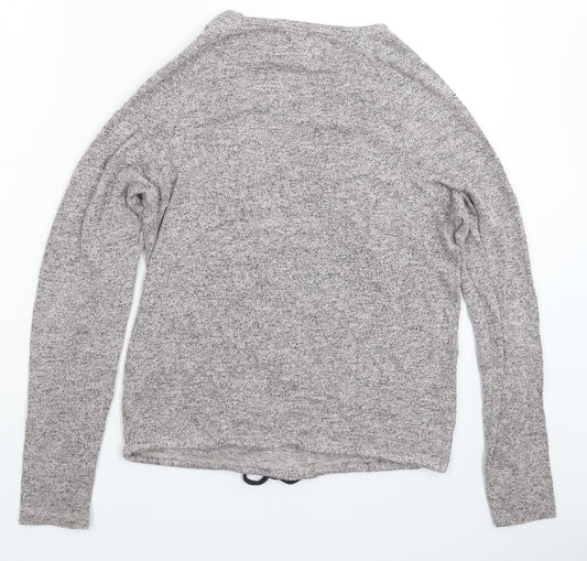 NEXT Womens Grey Solid Top Pyjama Top Size 8