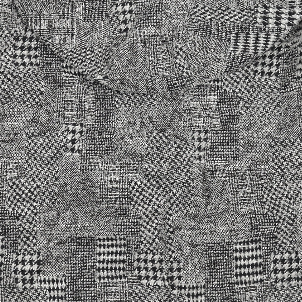 Marks and Spencer Womens Grey Geometric Jacket Size 14