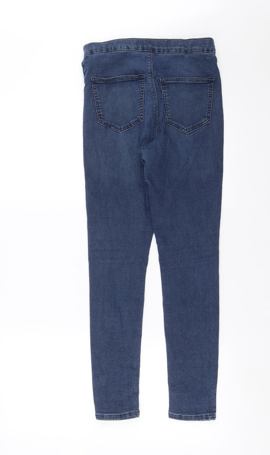 Topshop Womens Blue Denim Skinny Jeans Size 26 in L27 in