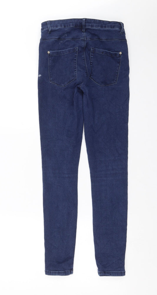 ONLY Womens Blue Denim Skinny Jeans Size 26 in L28 in
