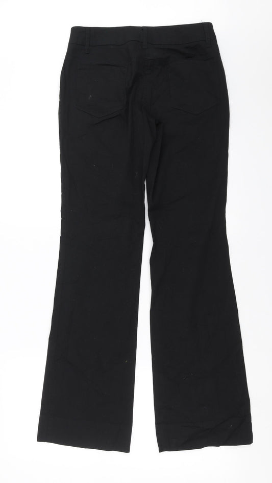 Flashlights Womens Black Trousers Size 10 L31 in