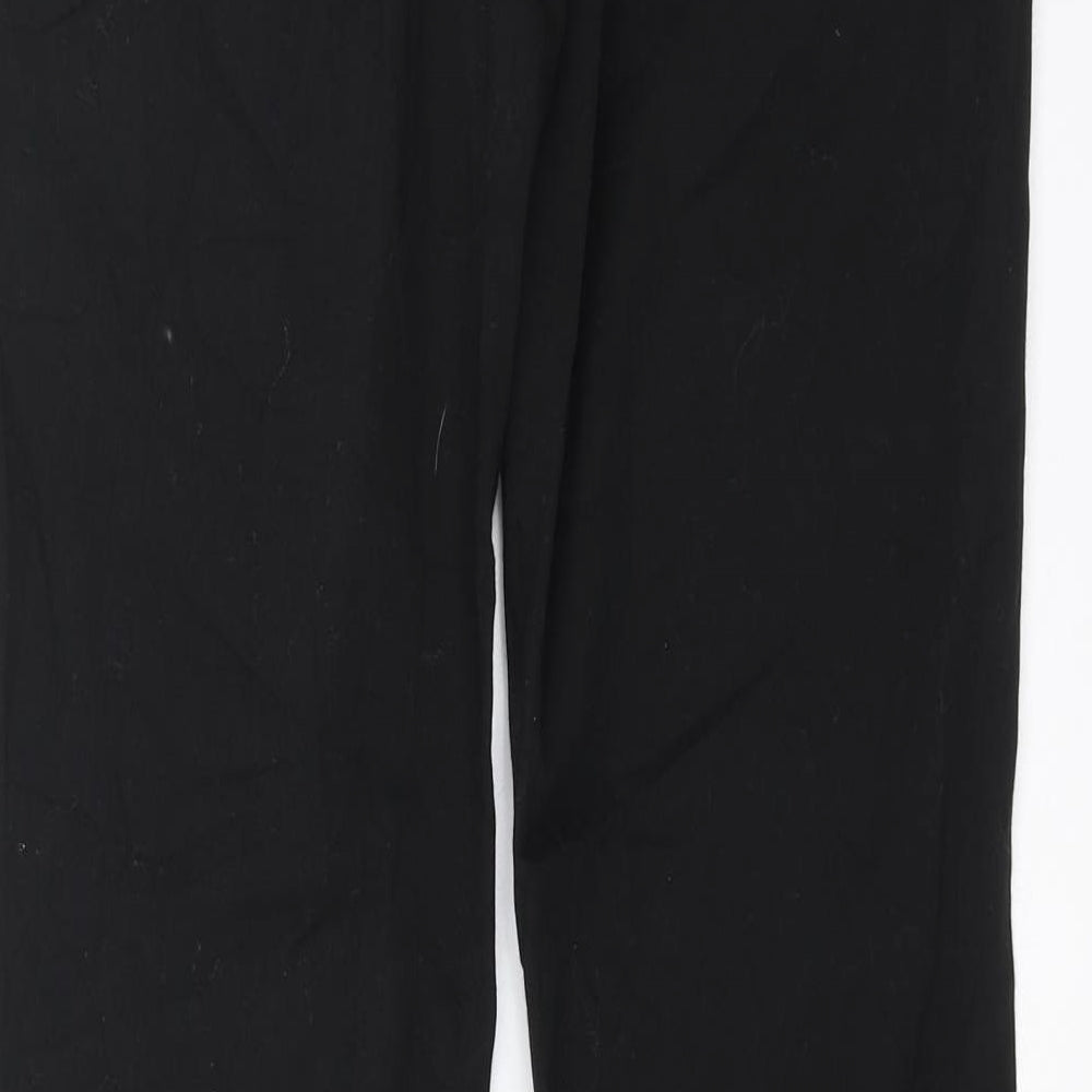 Flashlights Womens Black Trousers Size 10 L31 in
