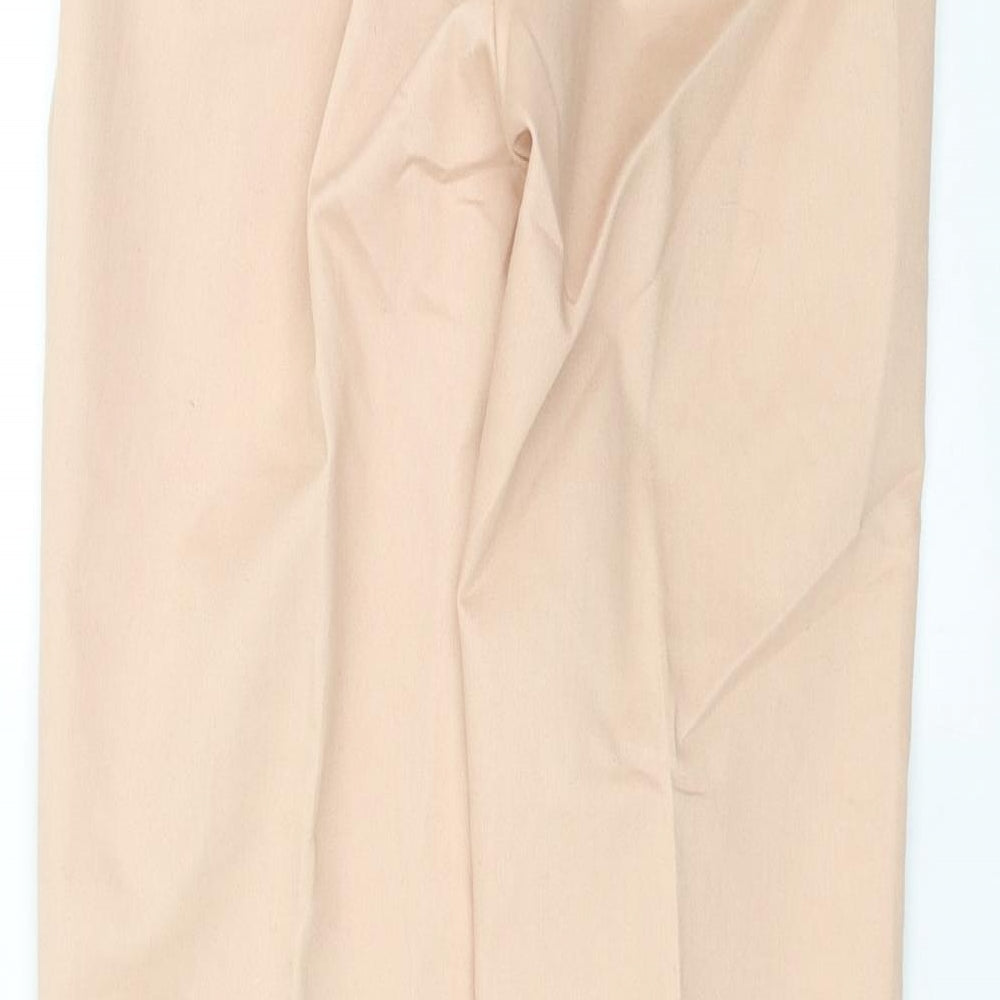 H&M Womens Pink Trousers Size 6 L27 in