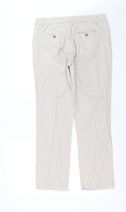 Race Marine Womens Beige Trousers Size 10 L28 in