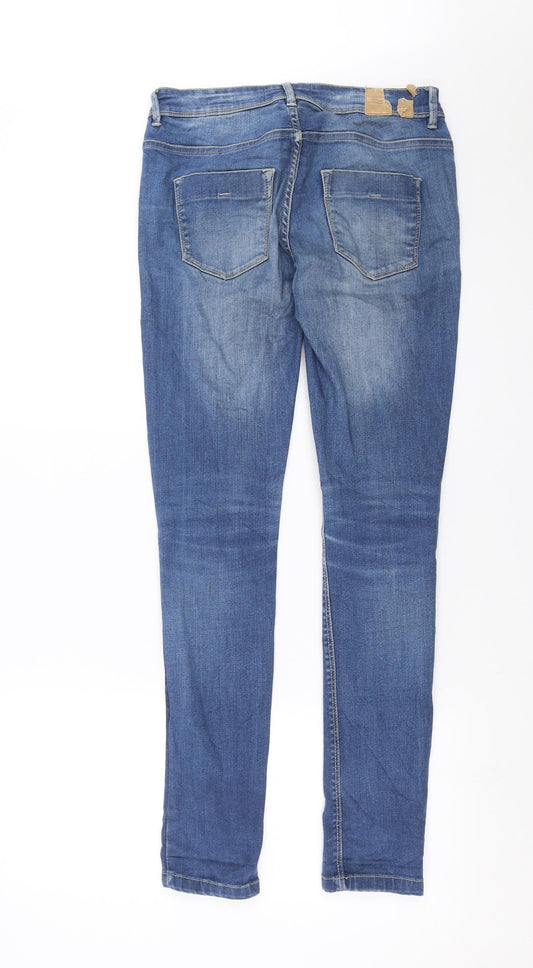 House Denim Womens Blue Denim Straight Jeans Size 8 L31 in