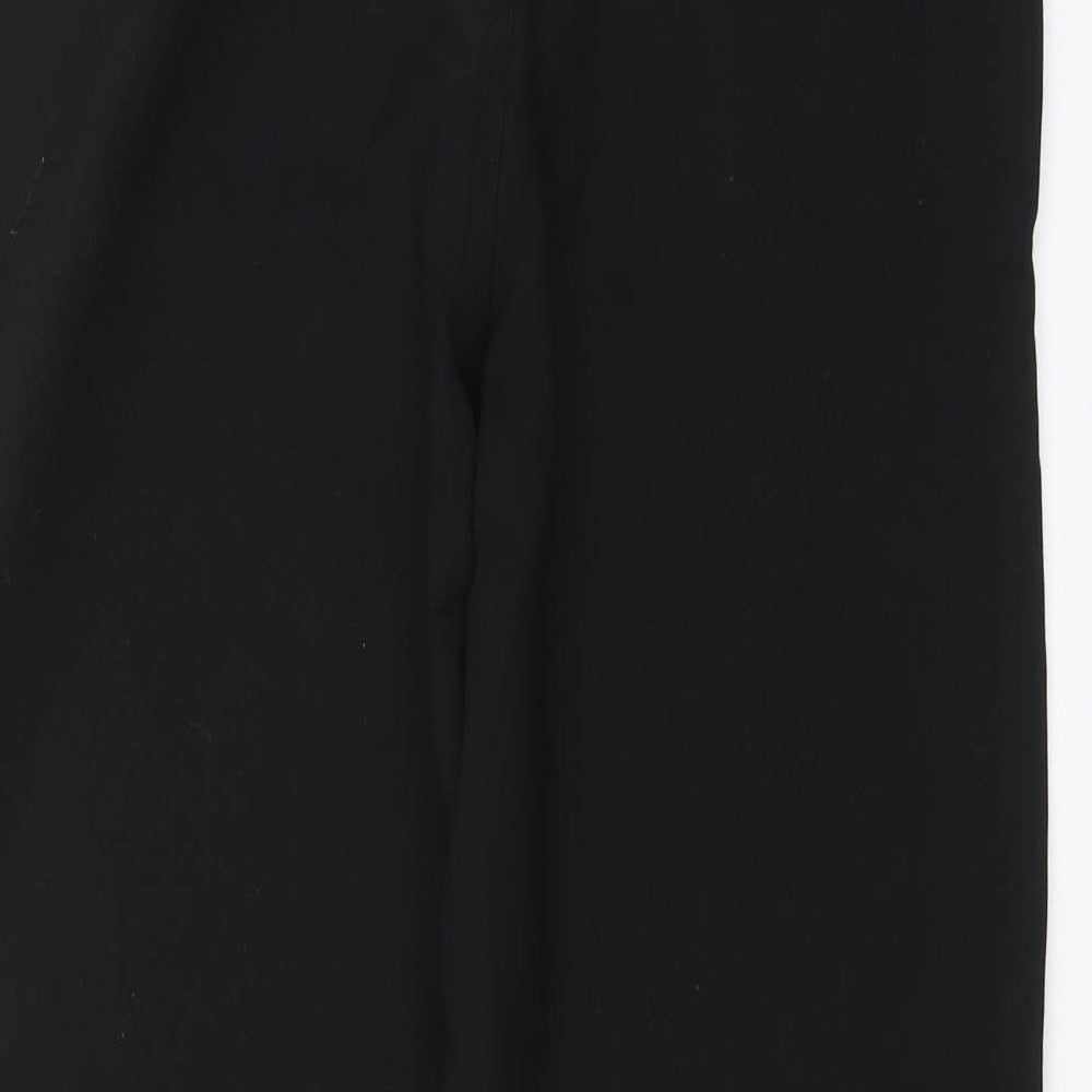 F&F Womens Black Trousers Size 10 L27 in