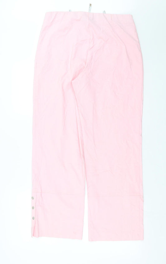 INTERCHIC Womens Pink Trousers Size 32 in L28 in
