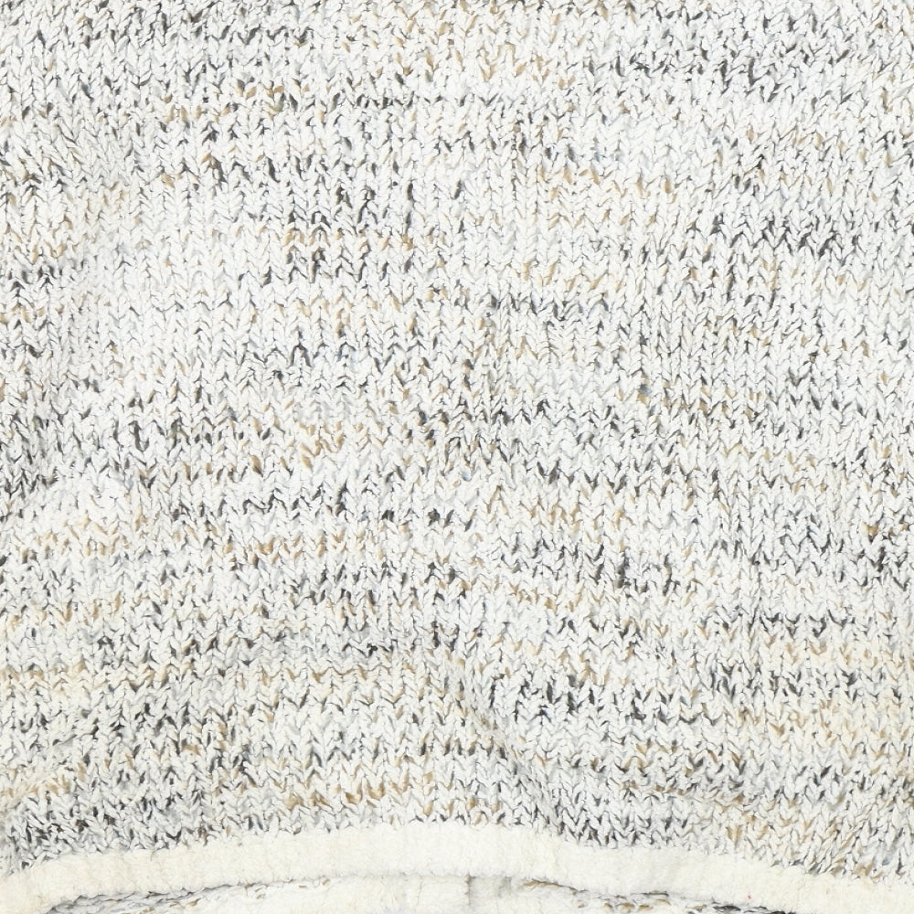 Passport Womens Beige Cardigan Jumper Size L