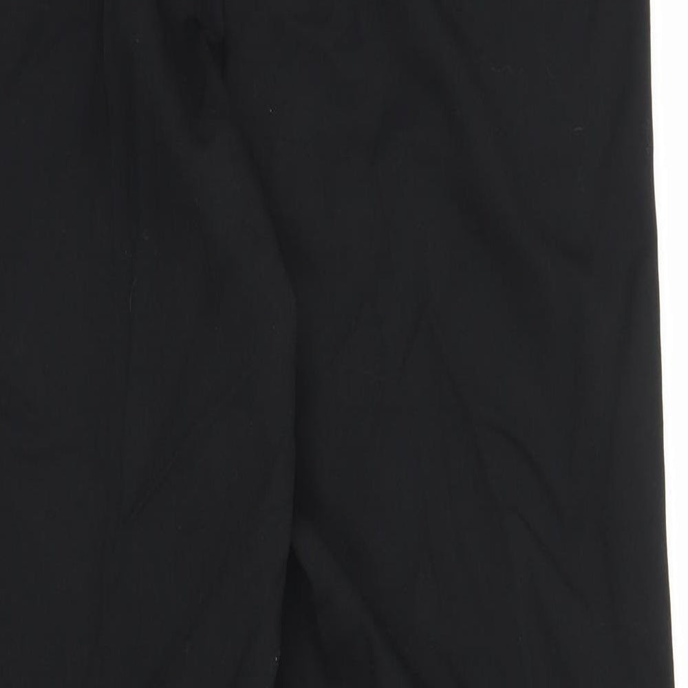 Club Class Womens Black Trousers Size 16 L26 in