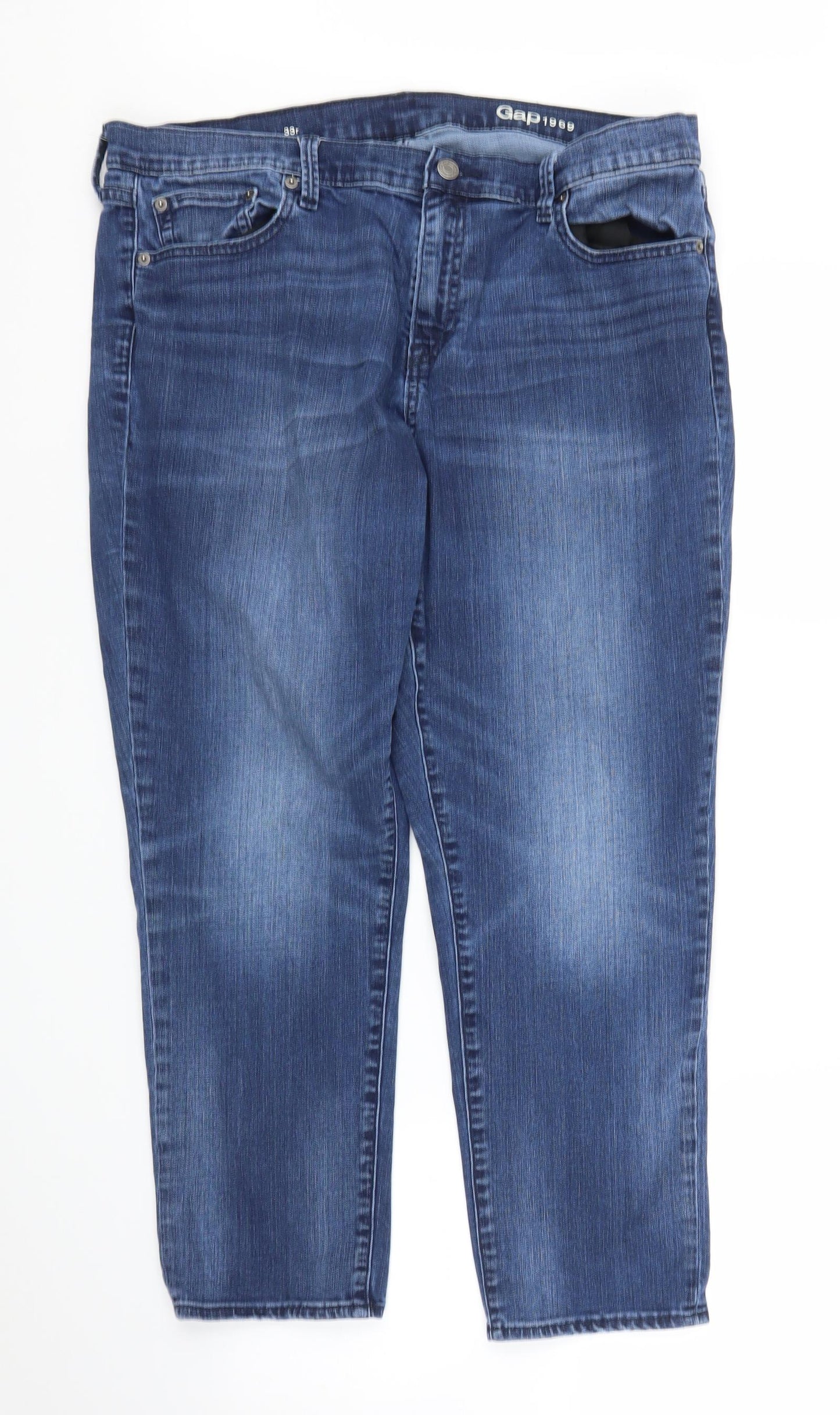 Gap Mens Blue Denim Capri Jeans Size 33 in L25 in