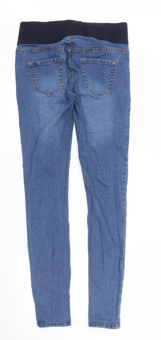 New Look Womens Blue Denim Skinny Jeans Size 8 L27 in