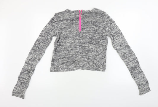 Hollister Womens Grey Pullover Jumper Size S