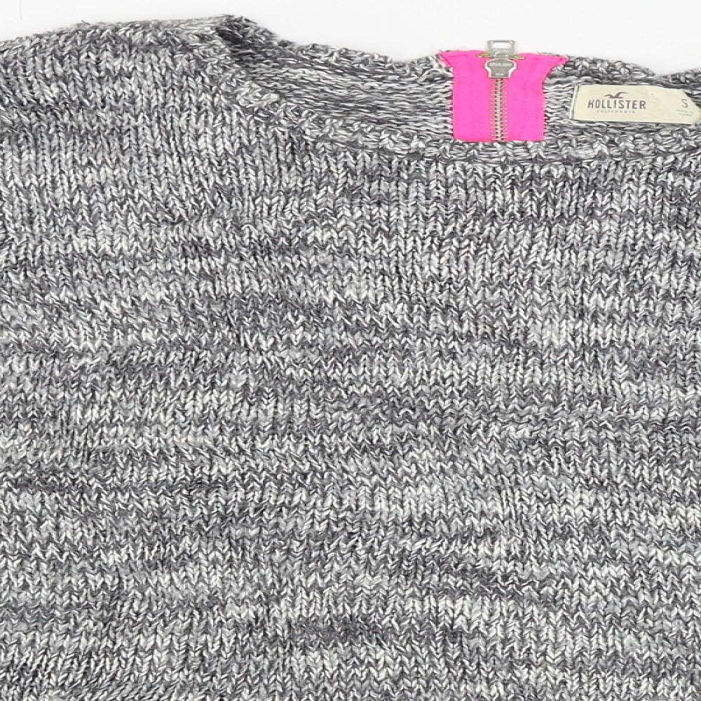Hollister Womens Grey Pullover Jumper Size S