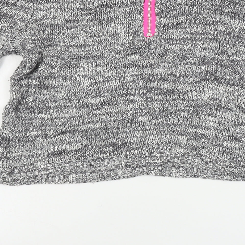 Hollister Womens Grey Pullover Jumper Size S