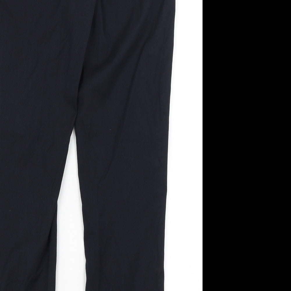 H&M Womens Blue Dress Pants Trousers Size 8 L27.5 in