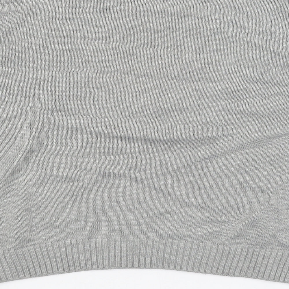 Divided Womens Grey Pullover Jumper Size S - Penguin Baubaul