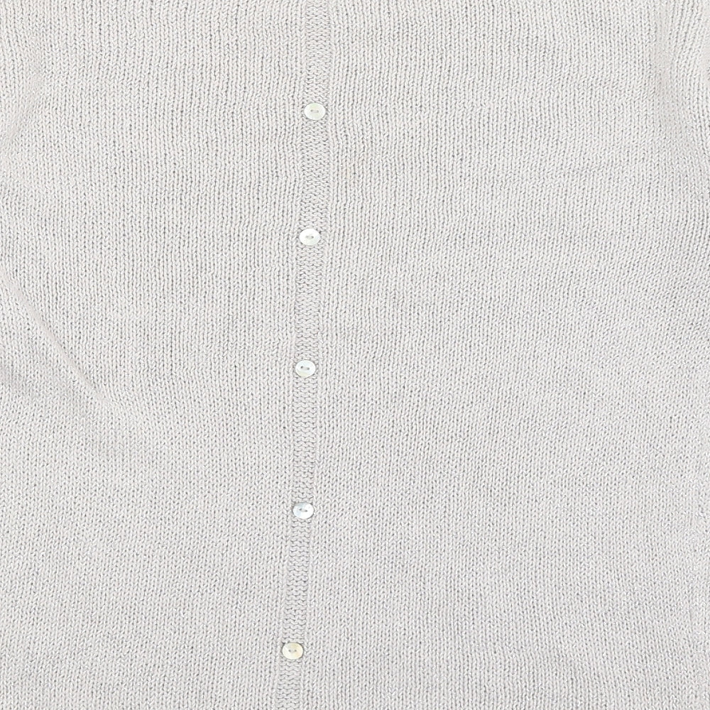 NEXT Womens Silver Pullover Jumper Size 8