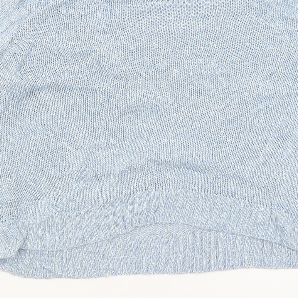 Divided Womens Blue Pullover Jumper Size S