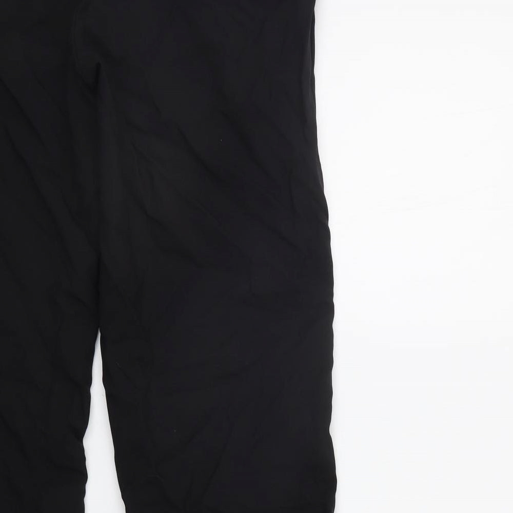 Marks and Spencer Womens Black Trousers Size 14 L25 in