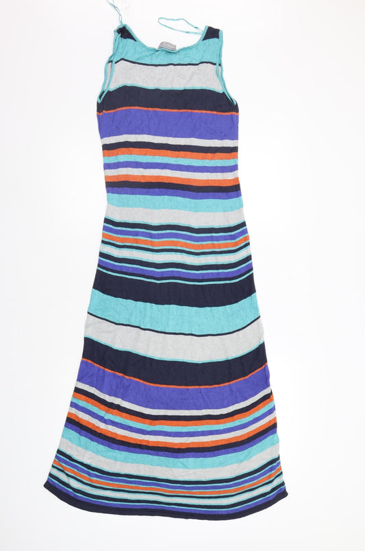 Per Una Womens Multicoloured Striped Ball Gown Size 10