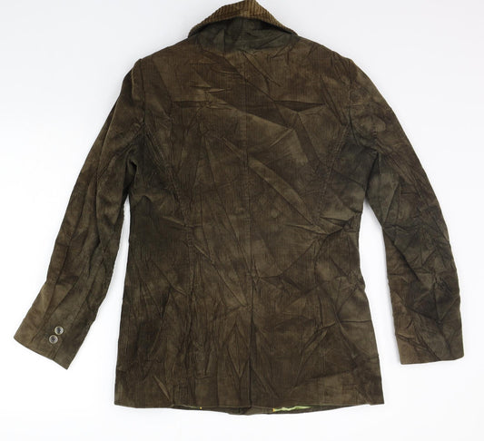 Per Una Womens Blue Jacket Coat Size 10