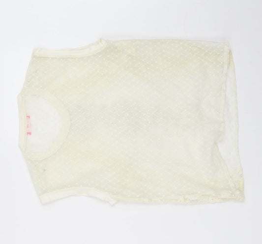 Wallis Womens Ivory Basic Blouse Size 8