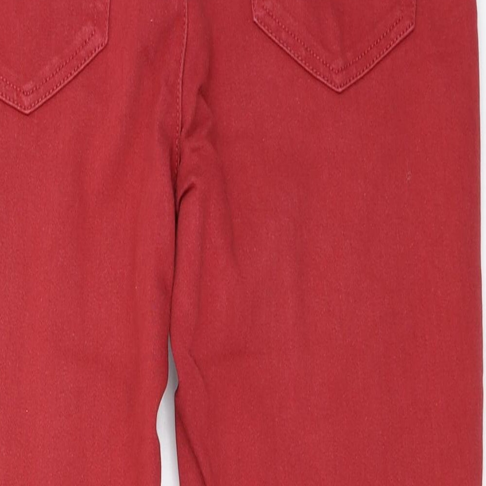Marks and Spencer Womens Red Jegging Jeans Size 10 L25 in
