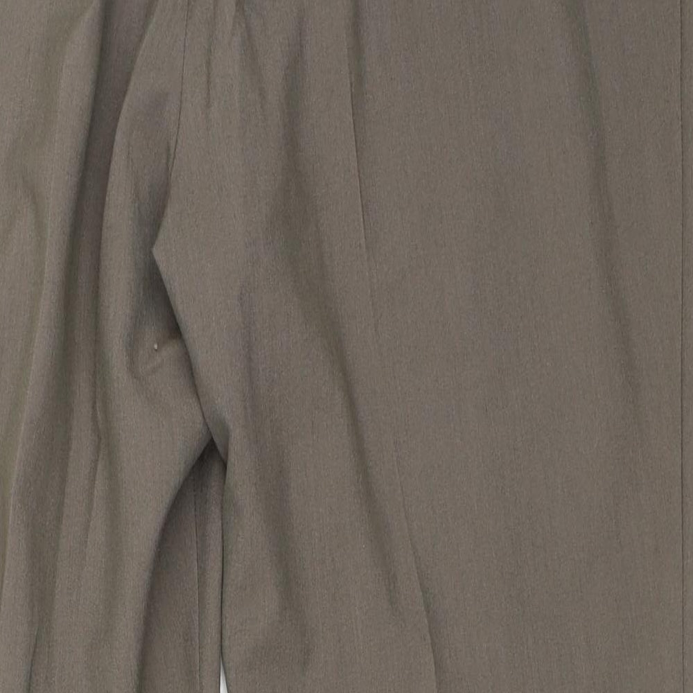 BM Womens Brown Capri Trousers Size 18 L25 in