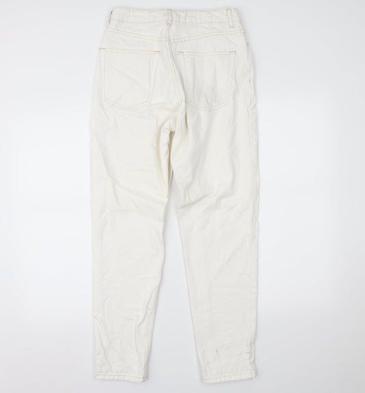Topshop Womens White Denim Skinny Jeans Size 28 L32 in