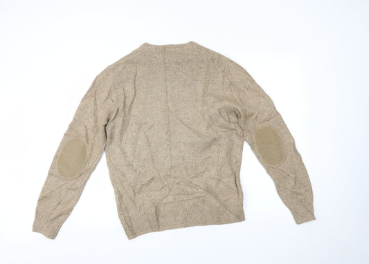 Primark Mens Beige Pullover Jumper Size S