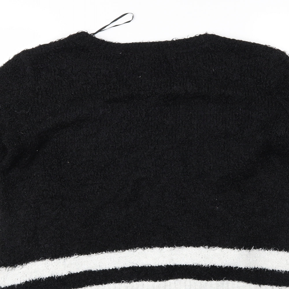 H&M Womens Black Pullover Jumper Size XS