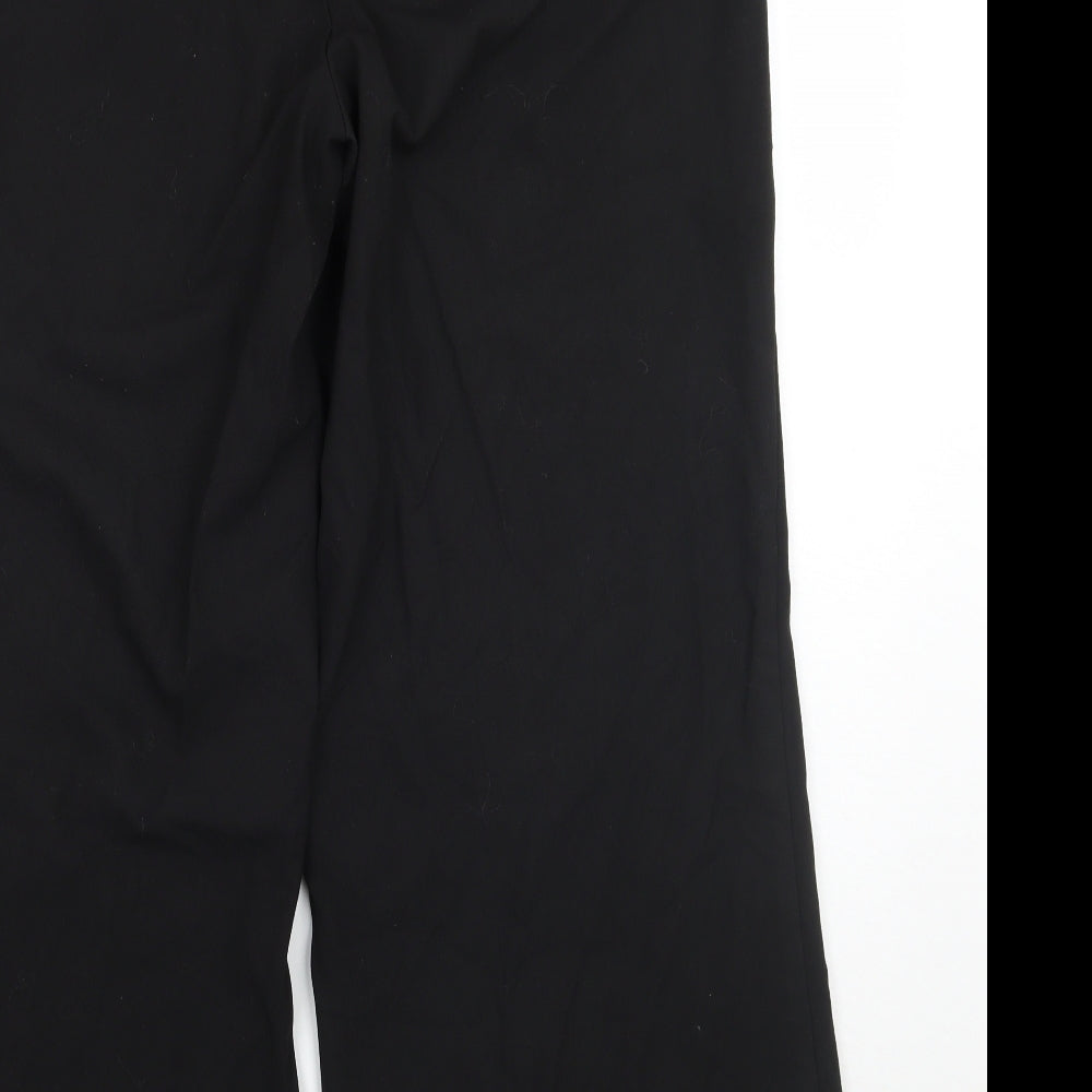 Essentials Womens Black Trousers Size 16 L27 in