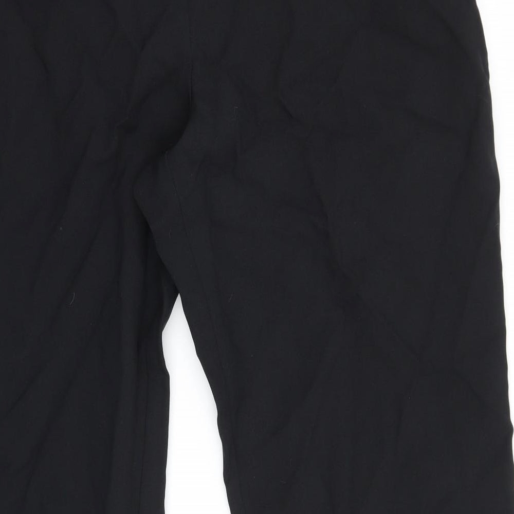 essence Womens Black Trousers Size 18 L25 in