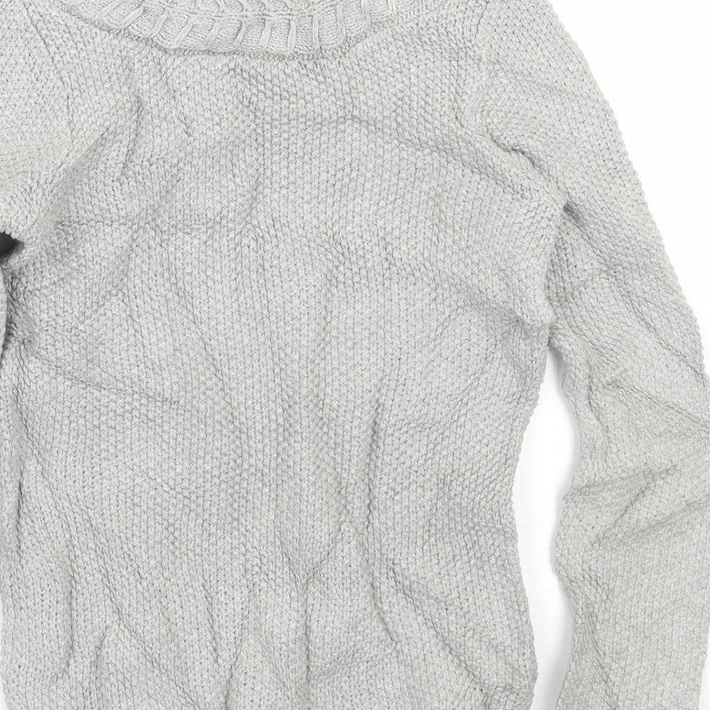 Gap Girls Grey Pullover Jumper Size 8 Years