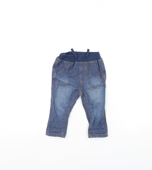 George Baby Blue Denim Capri Jeans Size 3-6 Months