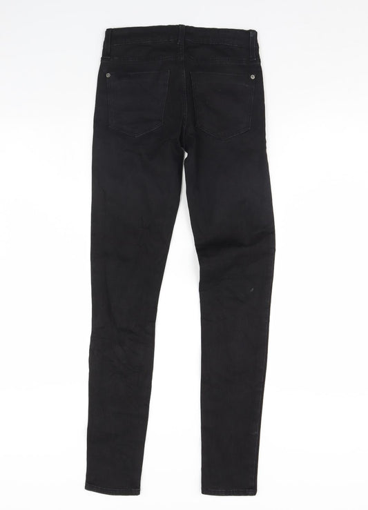 firi Womens Black Denim Skinny Jeans Size 26 in L30 in